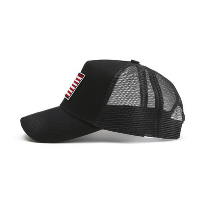 JupiterGear American Flag Trucker Hat with Adjustable Strap |