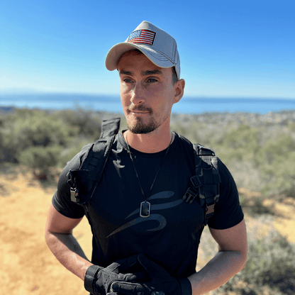 JupiterGear American Flag Trucker Hat with Adjustable Strap |