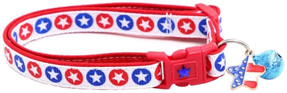 Star Spangled Breakaway Cat Collar