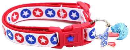 Star Spangled Breakaway Cat Collar