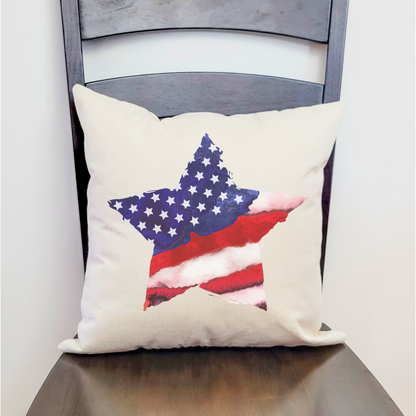 Star Flag Pillow Cover