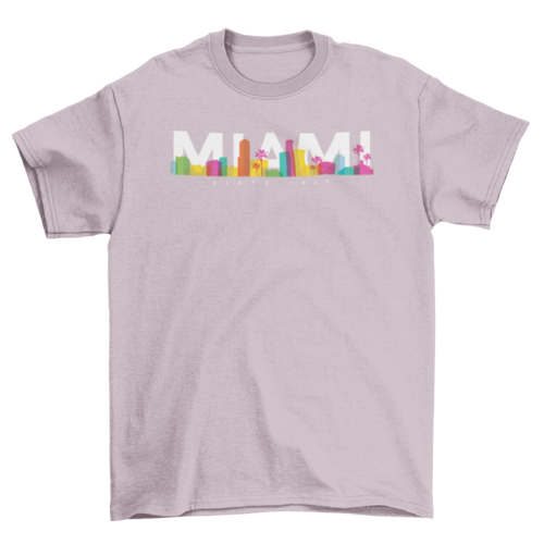 Miami skyline t-shirt