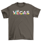Las Vegas colored skyline t-shirt