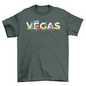 Las Vegas colored skyline t-shirt