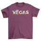 Las Vegas colored skyline t-shirt