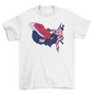 American flag eagle t-shirt