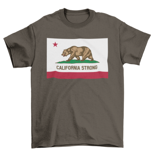 California Strong T-shirt Design