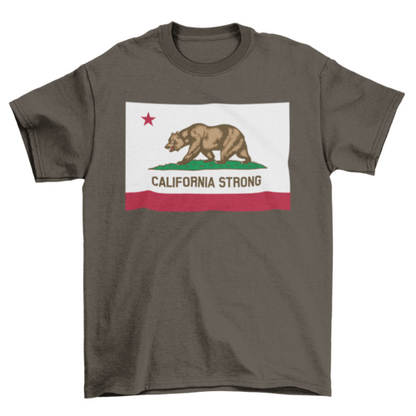 California Strong T-shirt Design