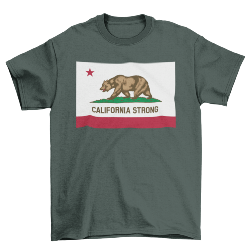 California Strong T-shirt Design