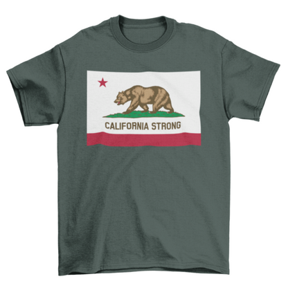 California Strong T-shirt Design