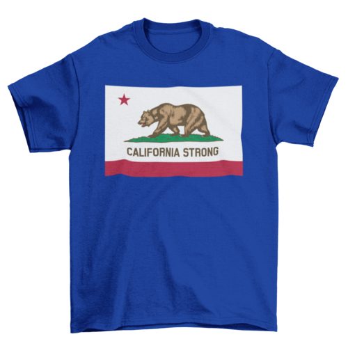 California Strong T-shirt Design
