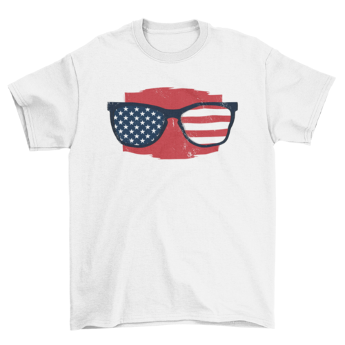 USA sunglasses t-shirt design