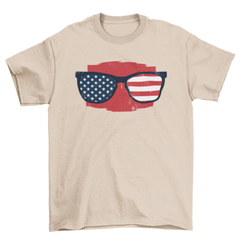 USA sunglasses t-shirt design