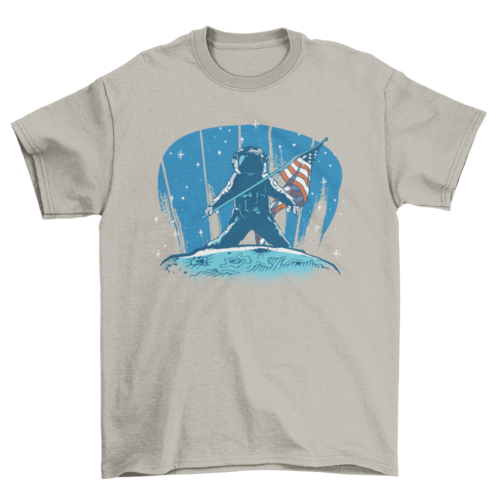 Astronaut moon landing t-shirt