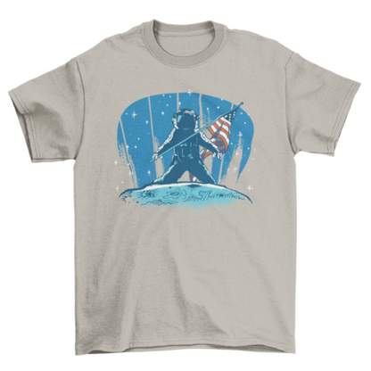 Astronaut moon landing t-shirt