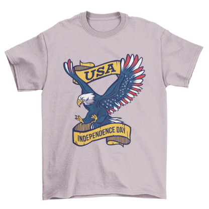 USA Independence Day Eagle T-shirt Design