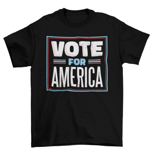 Vote for america t-shirt design