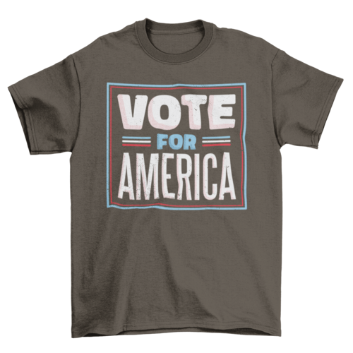 Vote for america t-shirt design