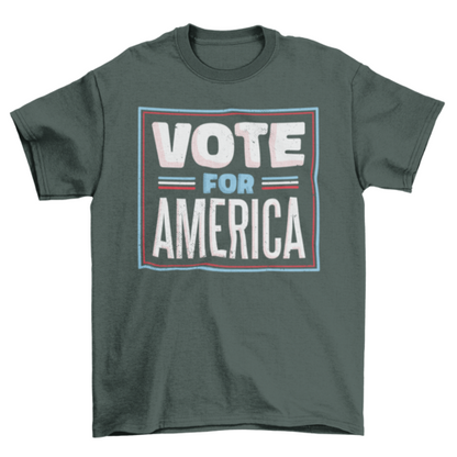 Vote for america t-shirt design