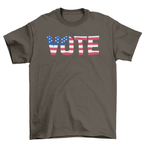 Vote usa t-shirt design