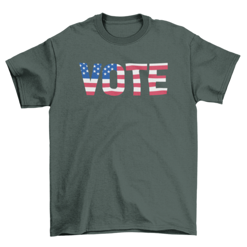Vote usa t-shirt design