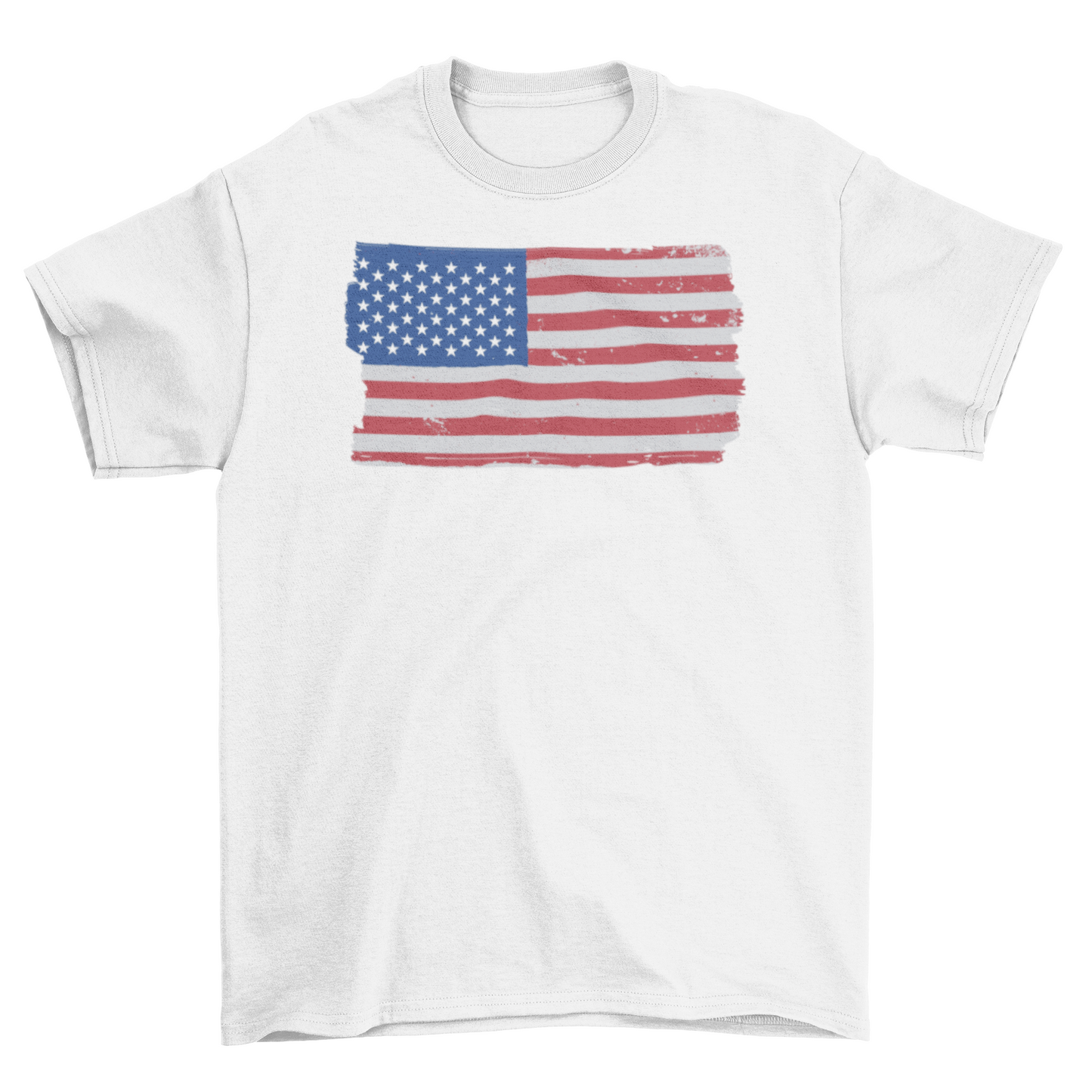 Usa flag grunge t-shirt