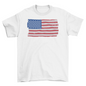 Usa flag grunge t-shirt