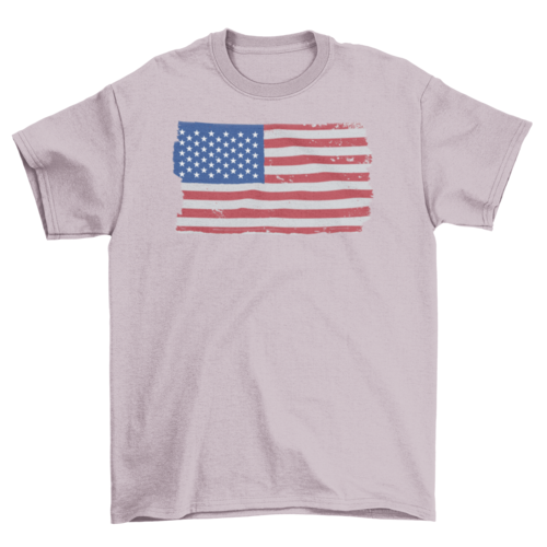 Usa flag grunge t-shirt