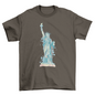 Watercolor statue of liberty t-shirt