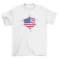 USA country flag shirt t-shirt
