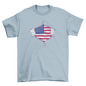 USA country flag shirt t-shirt