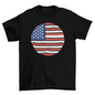 USA flax retro t-shirt