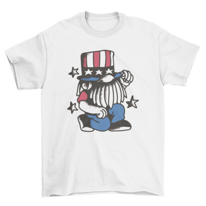 4th of July gnome t-shirt