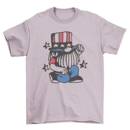 4th of July gnome t-shirt