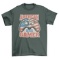 Joystick with american flag t-shirt