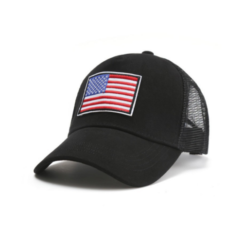 JupiterGear American Flag Trucker Hat with Adjustable Strap |