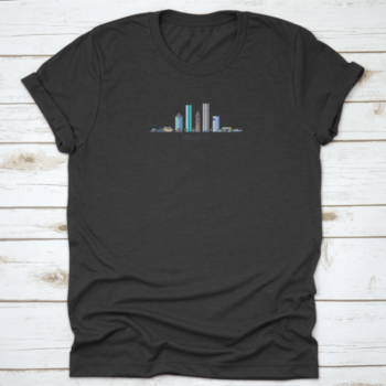 Banner Of Houston City In Flat Line Trendy Style, Houston City Line